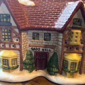 Vintage Dickins of London Ceramic " Gads Hill house" 5 in tall